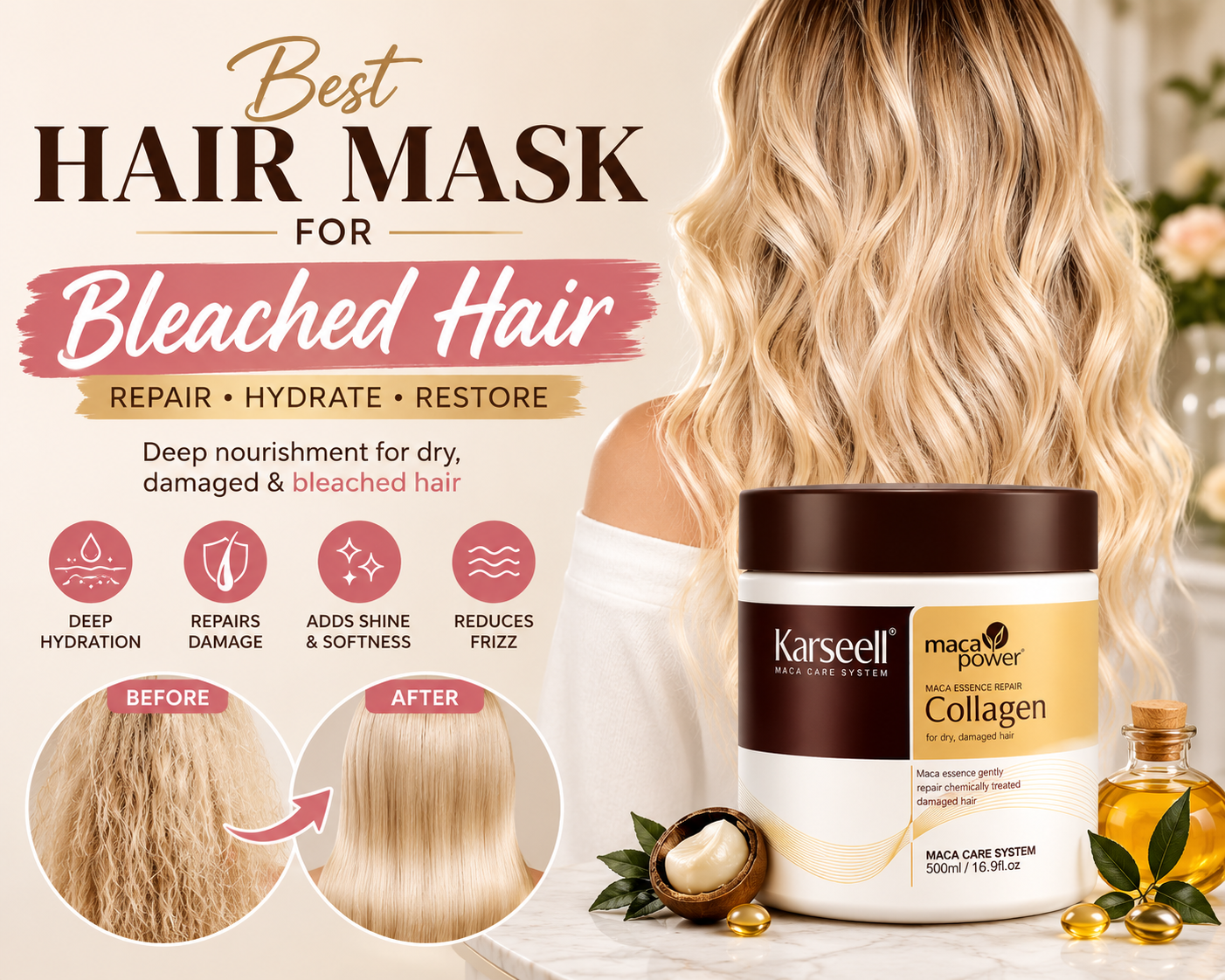 Best Hair Mask for Bleached Hair (2026 Guide to Repair Dry & Damaged Hair)
