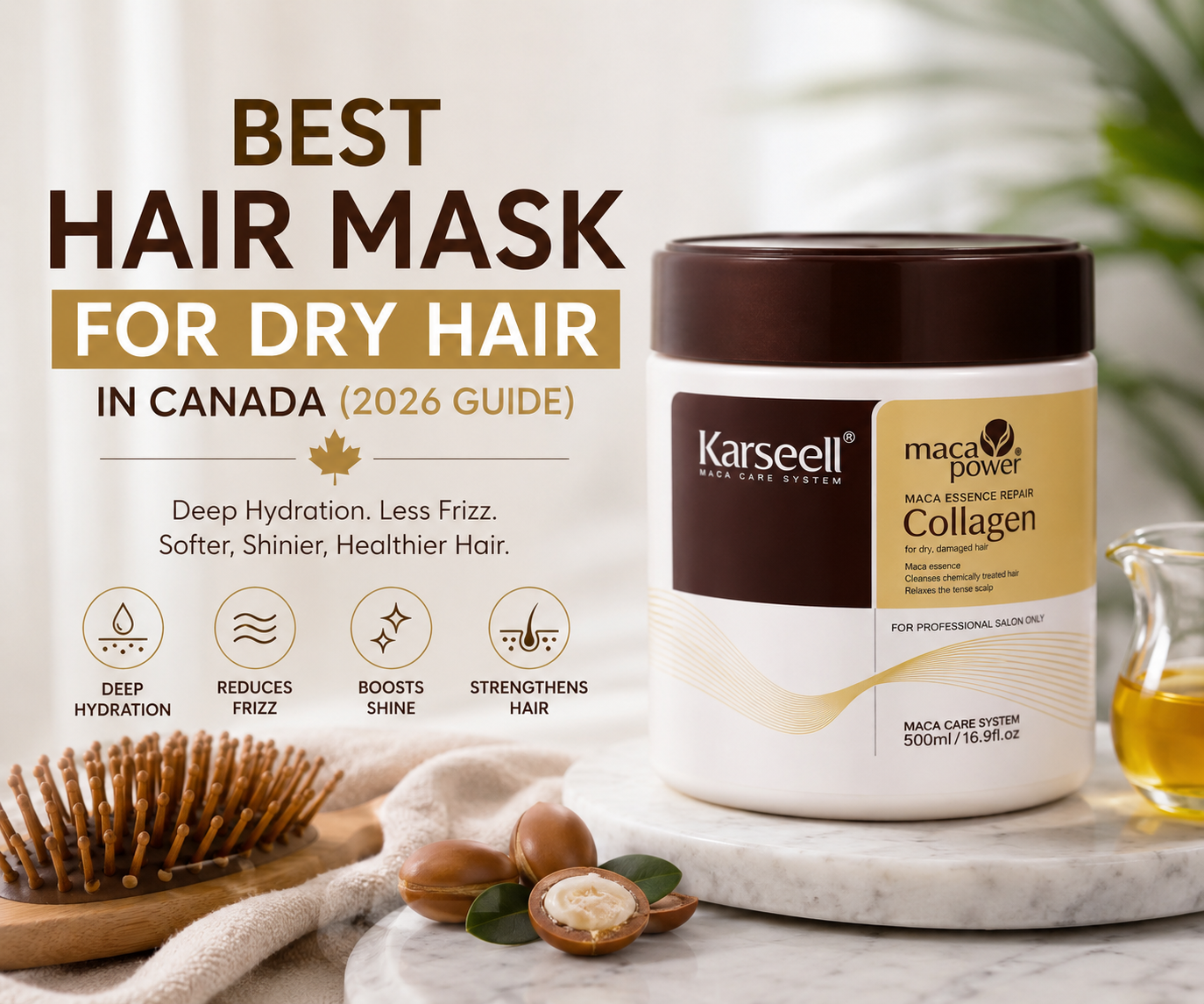 Best Hair Mask for Dry Hair in Canada (2026 Guide to Repair Dry & Dehydrated Hair)