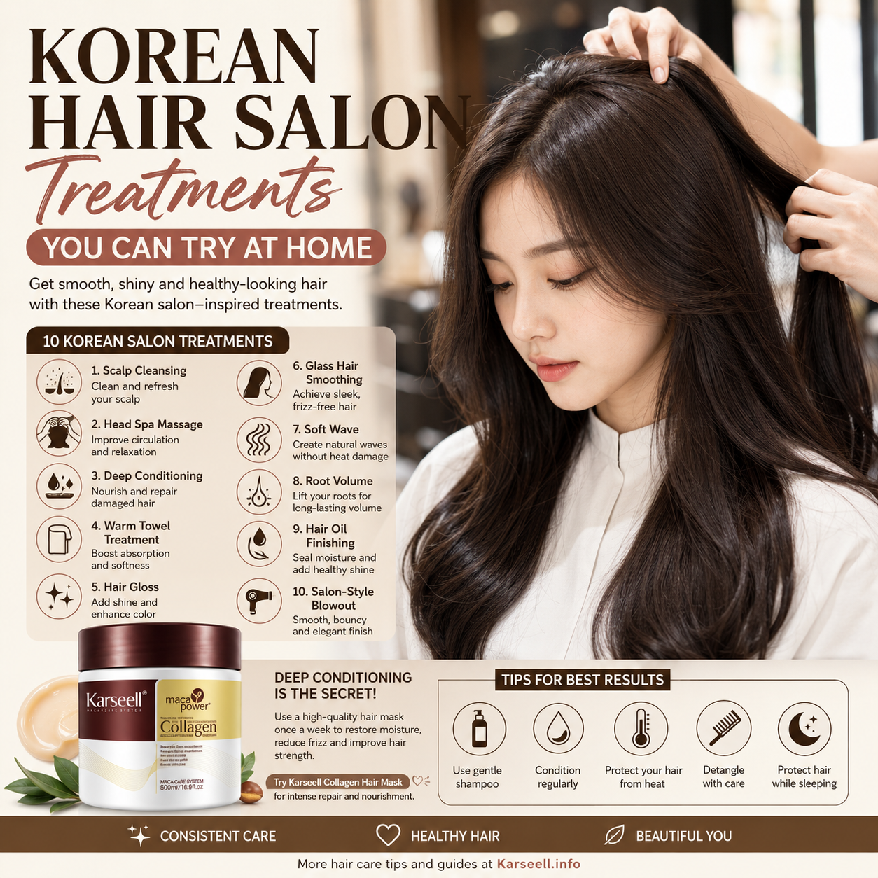 Want smooth, shiny, Korean salon-inspired hair at home? ✨